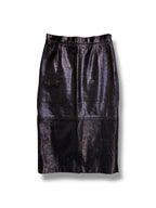 Khaite 'Mya' Patent Leather Skirt - Size 10