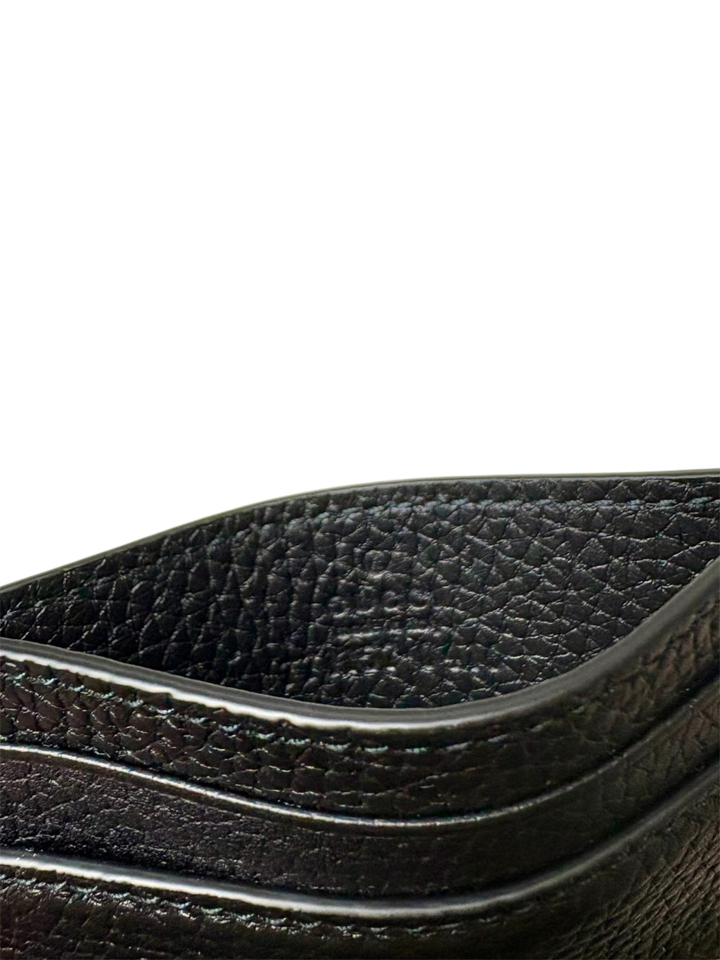 Gucci Grained Leather Card Holder