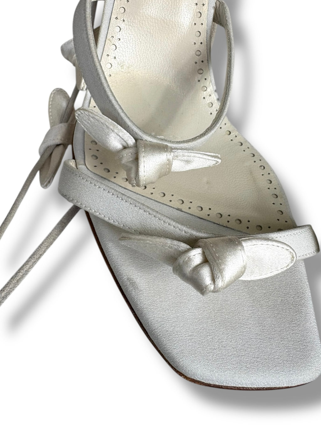 Manolo Blahnik 'Fiocco' Wrap Around Sandal - Size 41