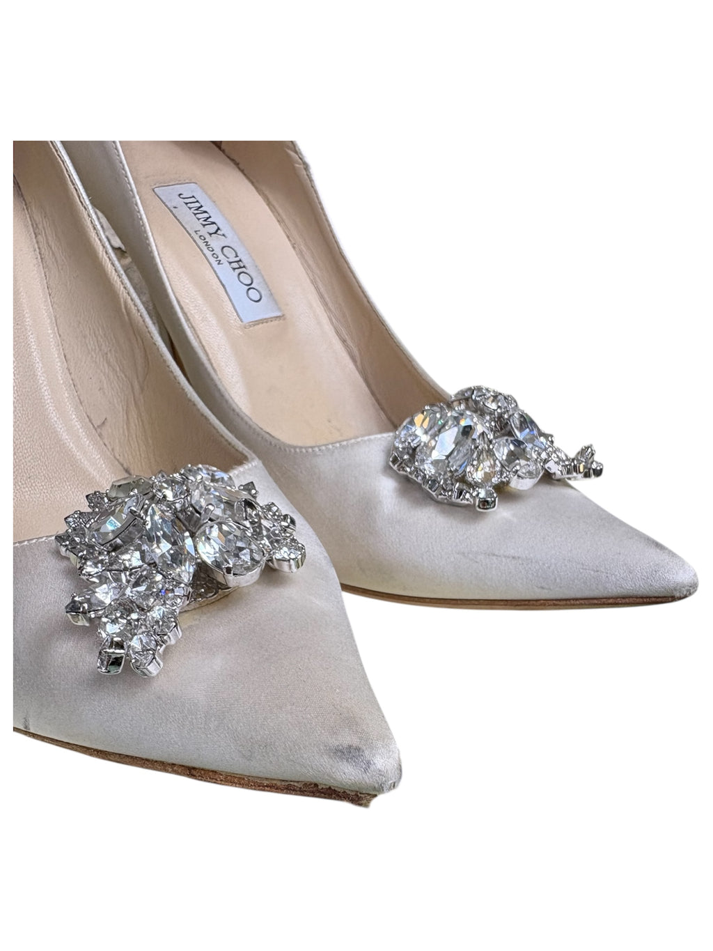 Jimmy Choo Satin Pumps - Size 41 - Good Condition