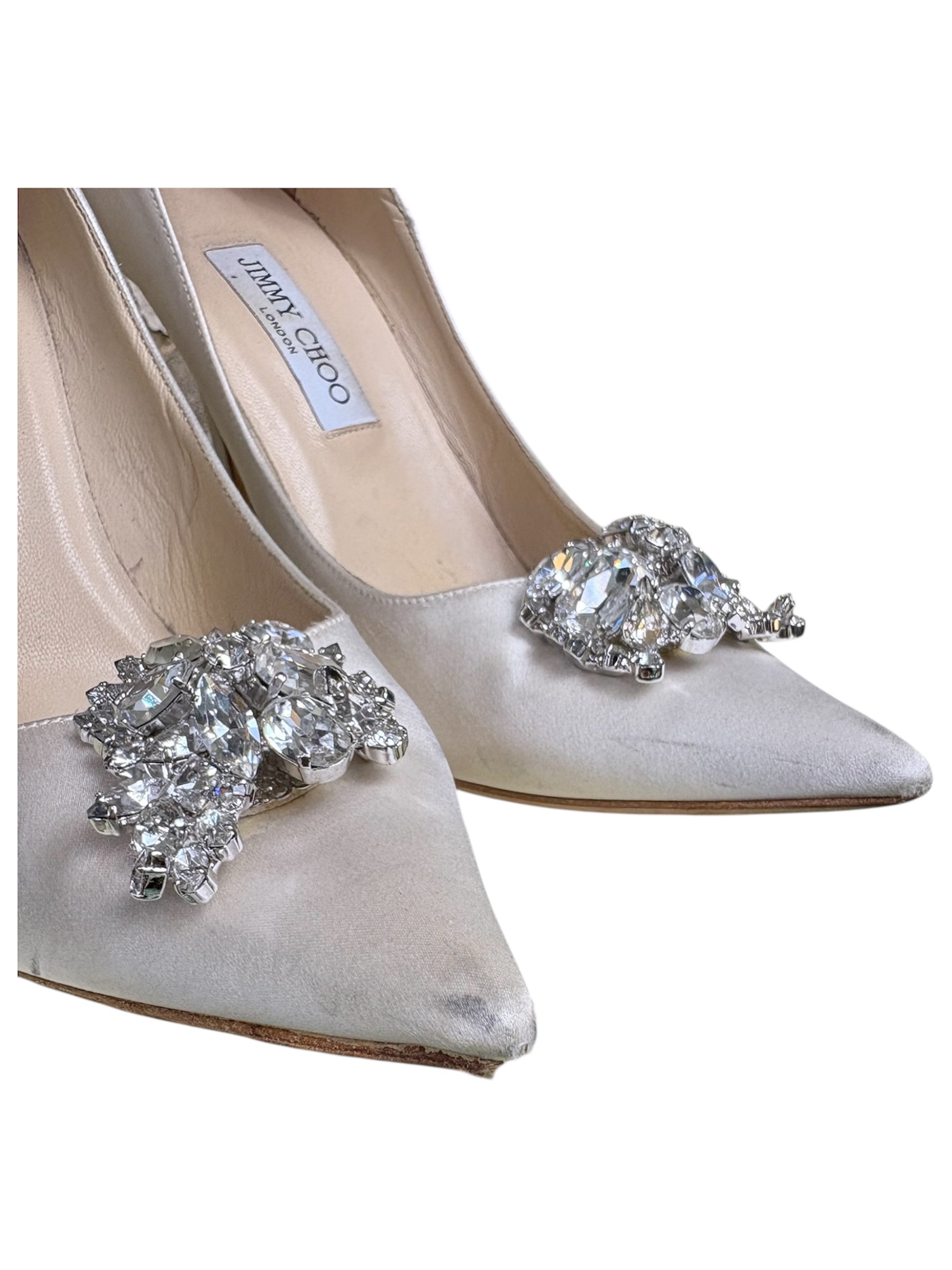 Jimmy Choo Satin Pumps - Size 41 - Good Condition