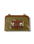 Celine Sequin Pochette Chaîne Triomphe Crossbody - Excellent Condition