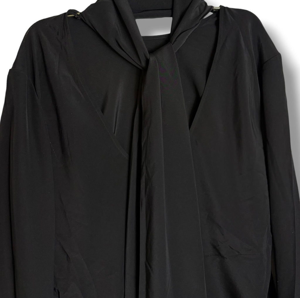 Helmut Lang Reversible Blouse With Detachable Scarf - Size Small - Very Good Condition