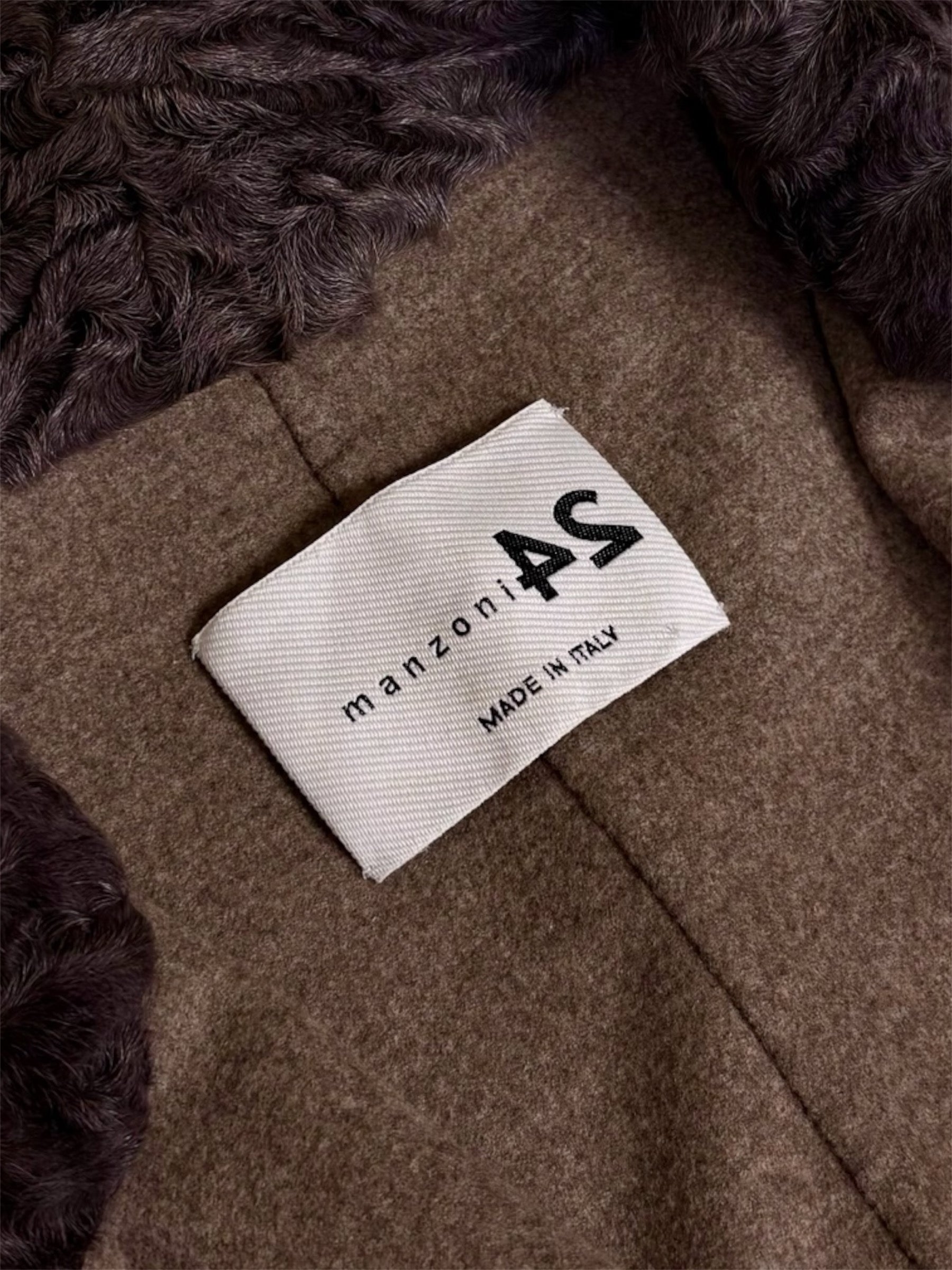 Manzoni 24 Double Faced Coat - Size IT42 - Excellent Condition