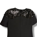 Valentino Crepe and Sequin Mini Dress - Size 38 - Excellent Condition