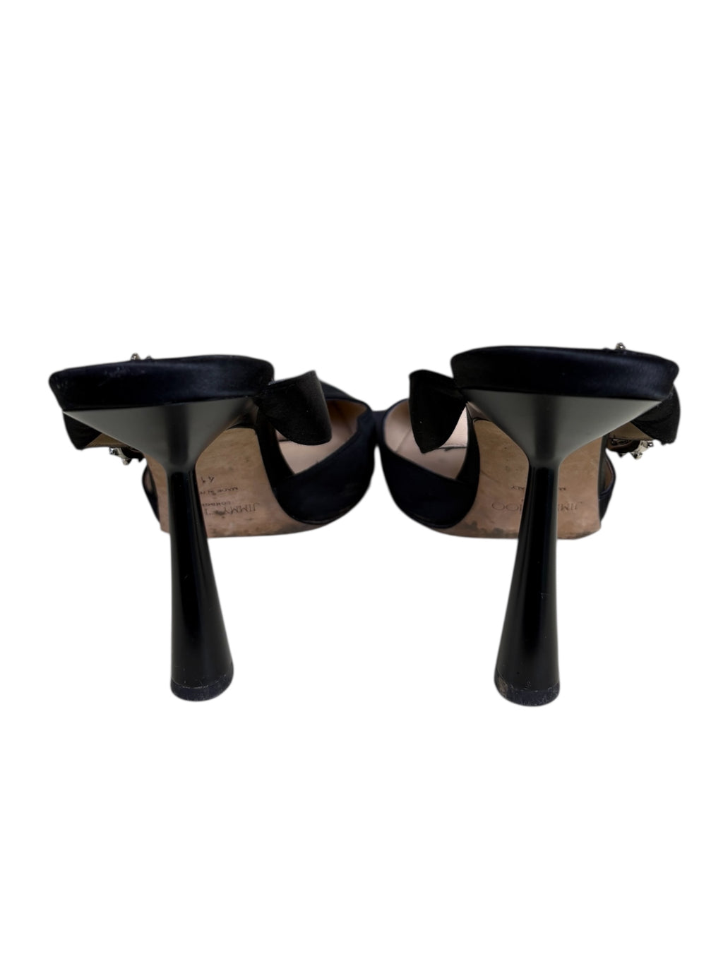 Jimmy Choo Satin Mules - Size 41 - Good Condition