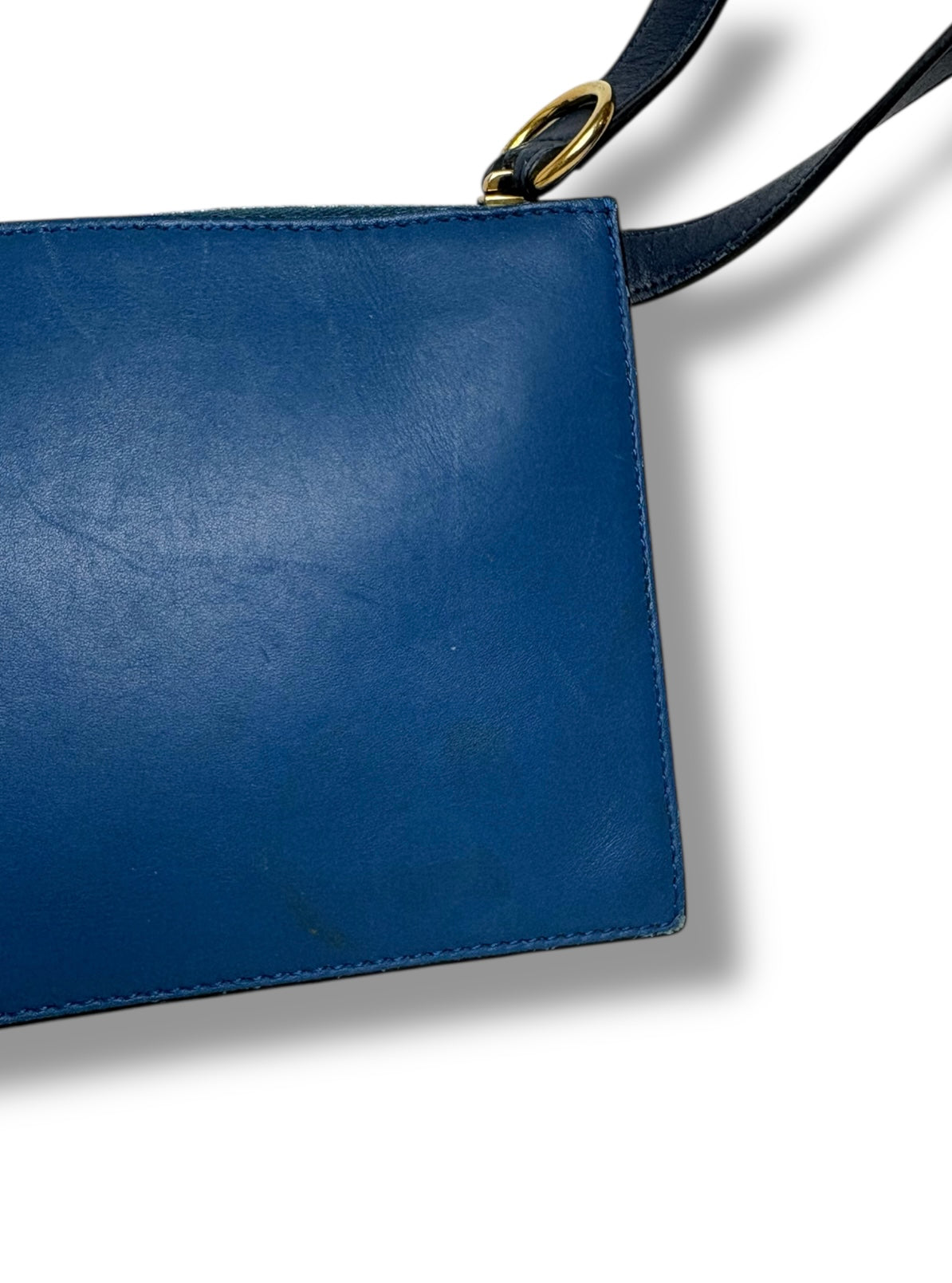 Céline Ring Multifunction Leather Clutch