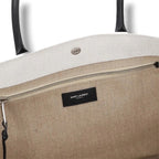 Saint Laurent Rive Gauche Canvas Large Tote - Excellent Condition