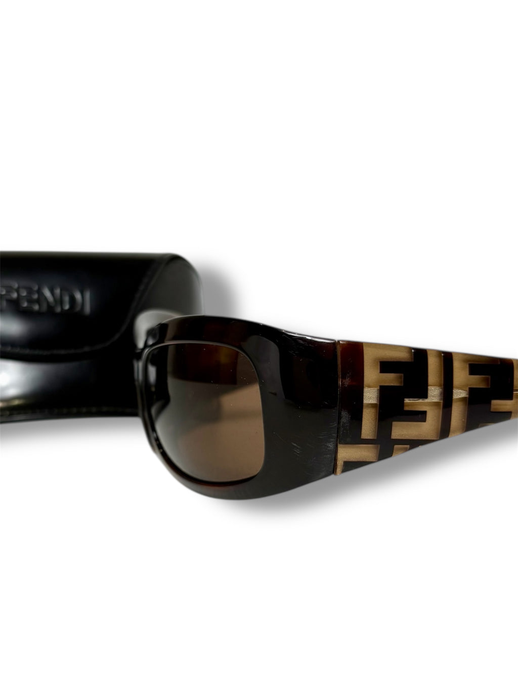 Vintage Fendi FF Motif Sunglasses - Very Good Condition