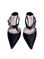 Jimmy Choo Satin Mules - Size 41 - Good Condition