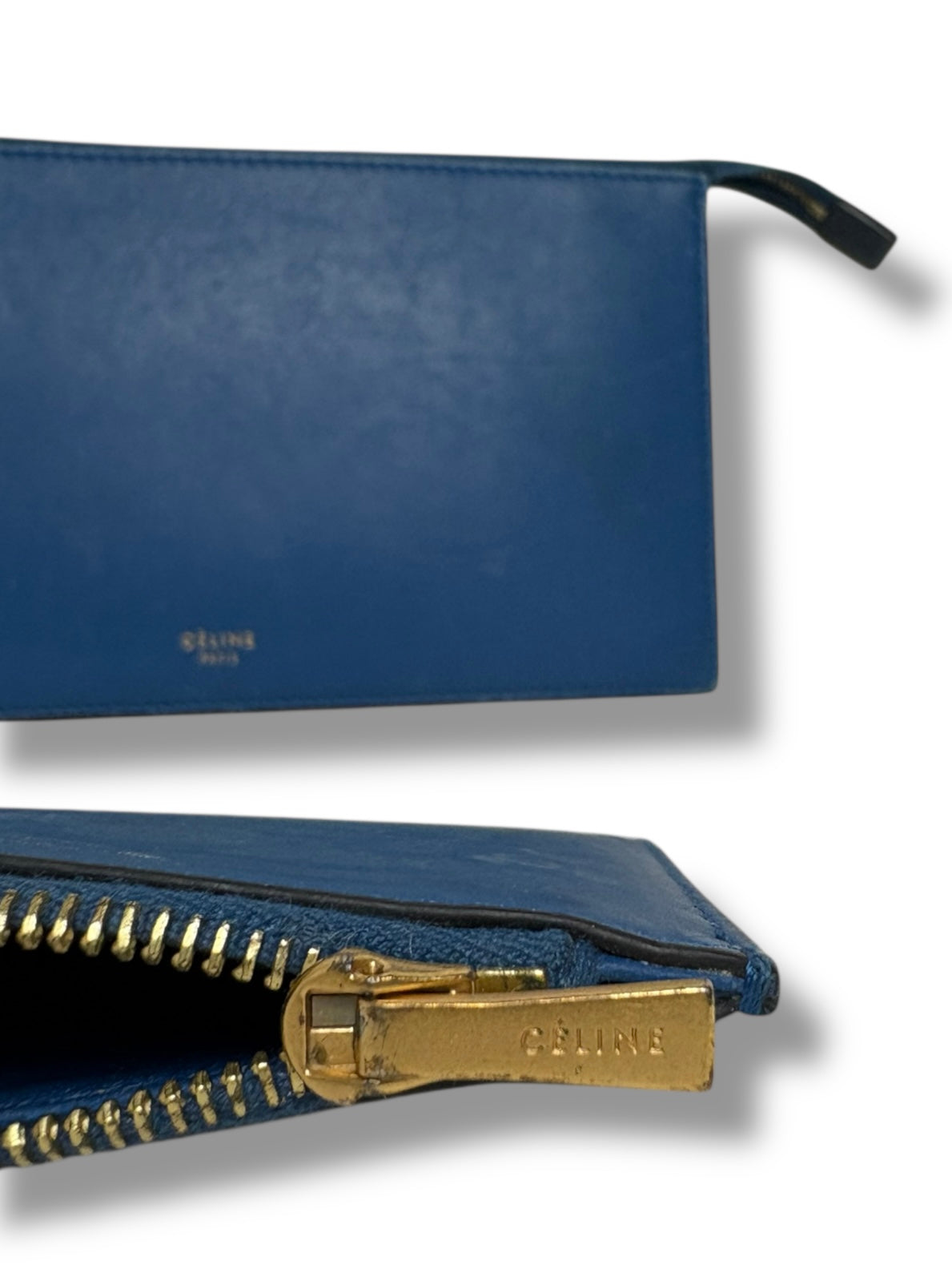 Céline Ring Multifunction Leather Clutch