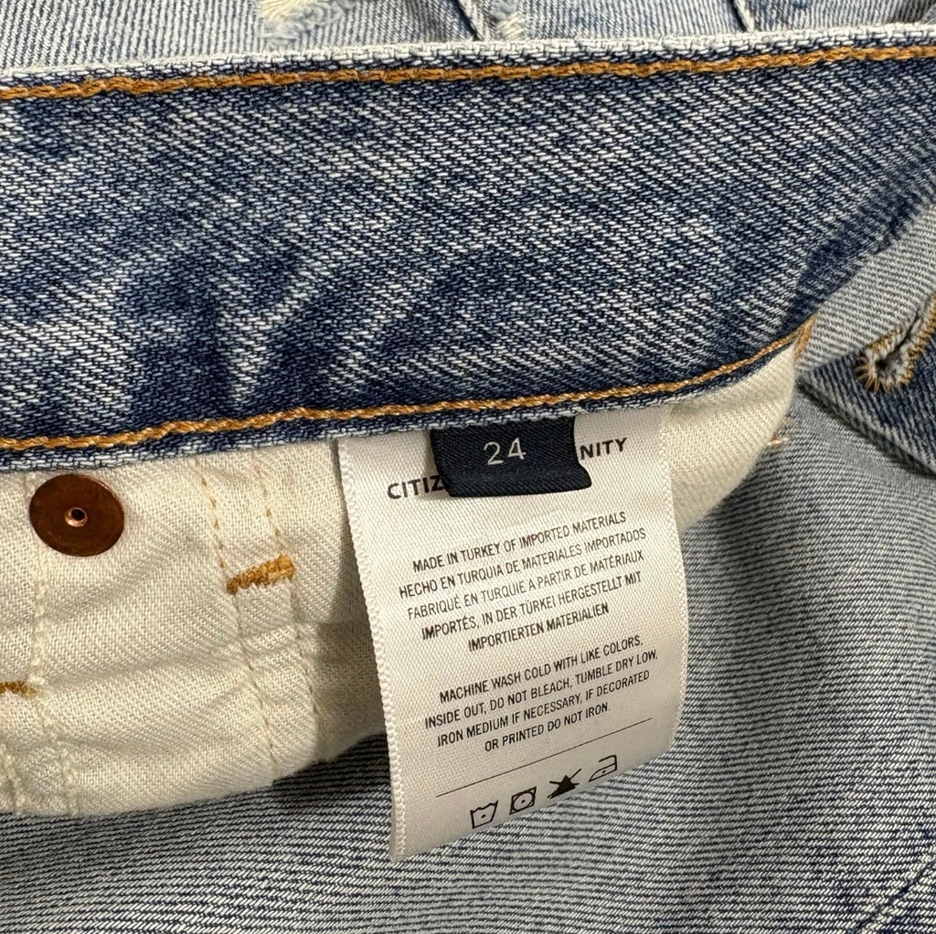 Citizens of Humanity 'Ambrosia' Distressed Bermuda Shorts - Size 24 - Never Worn