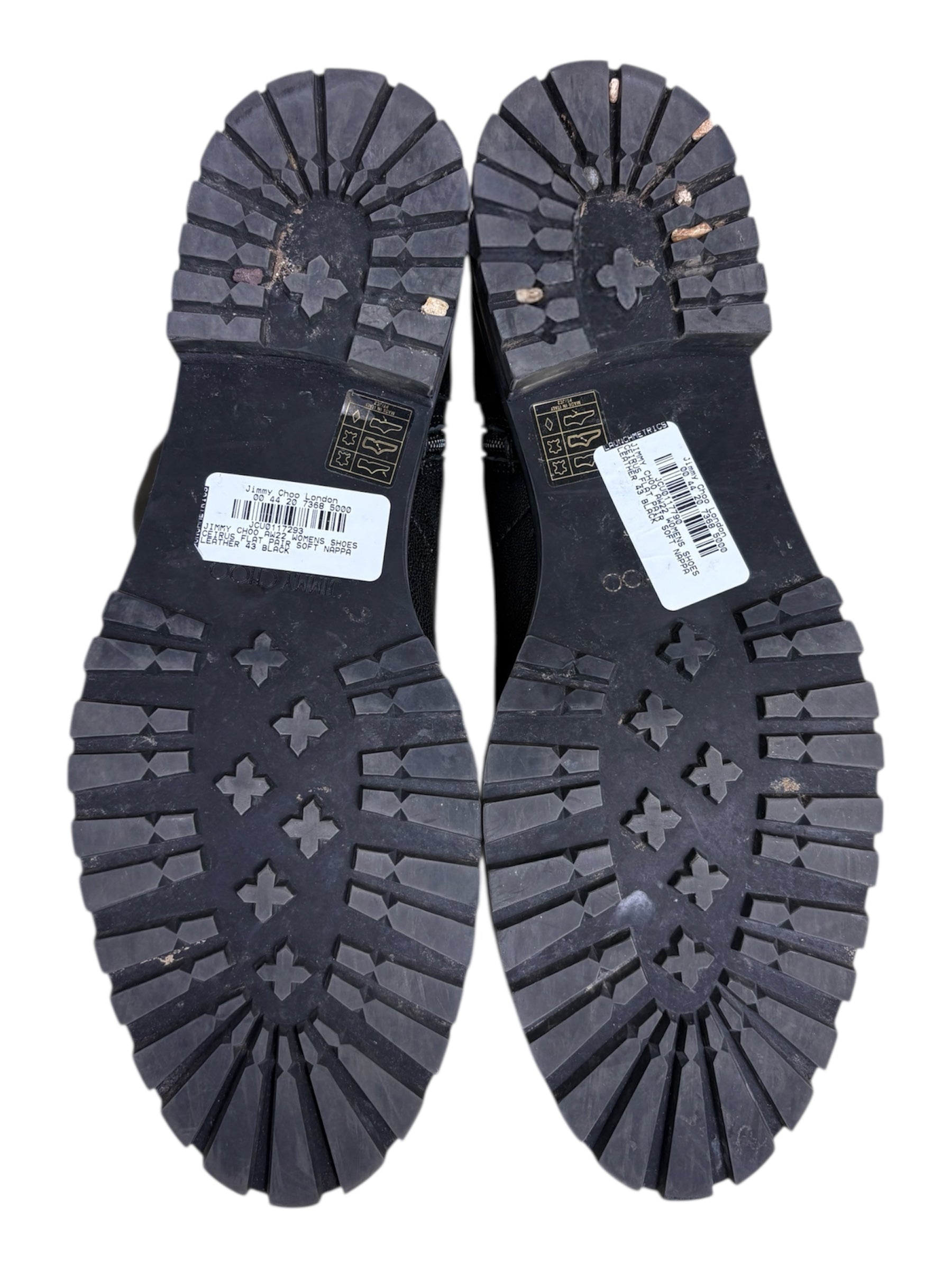 Jimmy Choo Combat Boots - Size 43