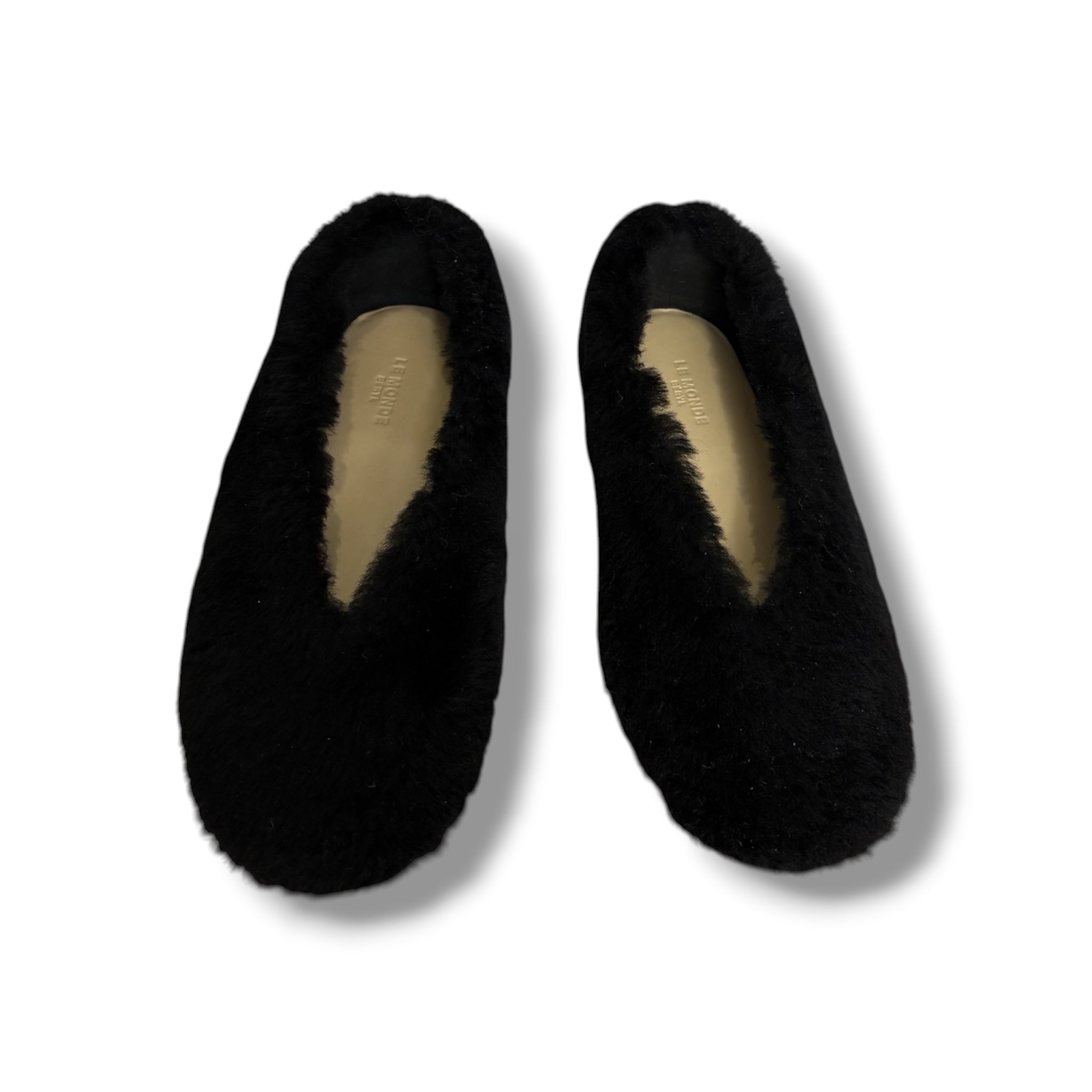 Le Monde Béryl Shearling Luna Slipper - Size 37 - Excellent Condition