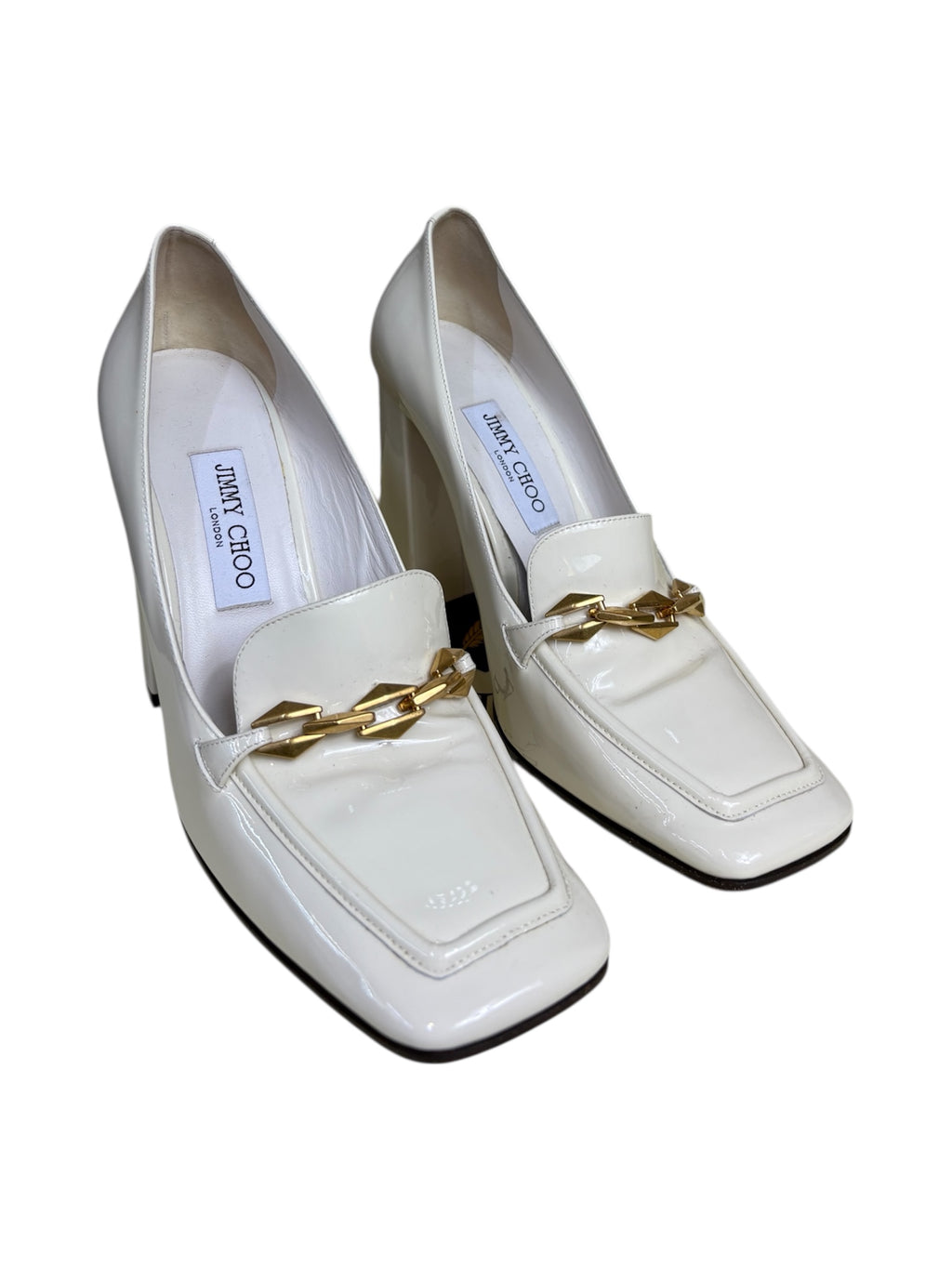 Jimmy Choo Patent Loafer Pumps - Size 41 - Excellent Condition