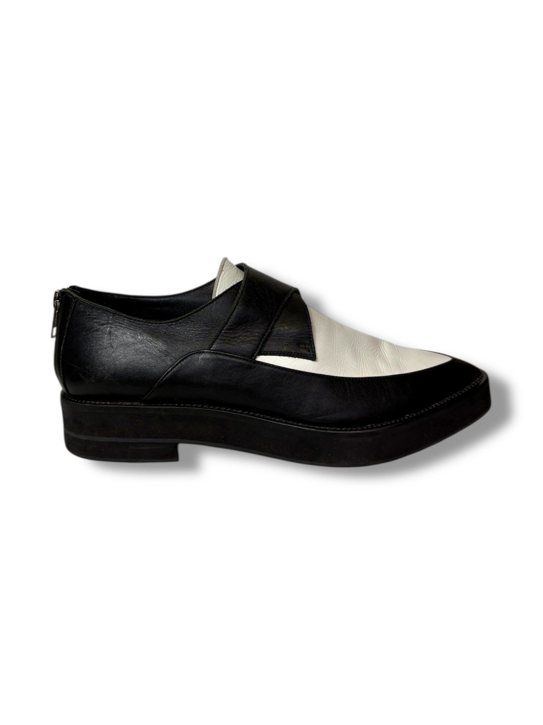Helmut Lang Two Tone Leather Clean Creeper - Size 38 - Excellent Condition