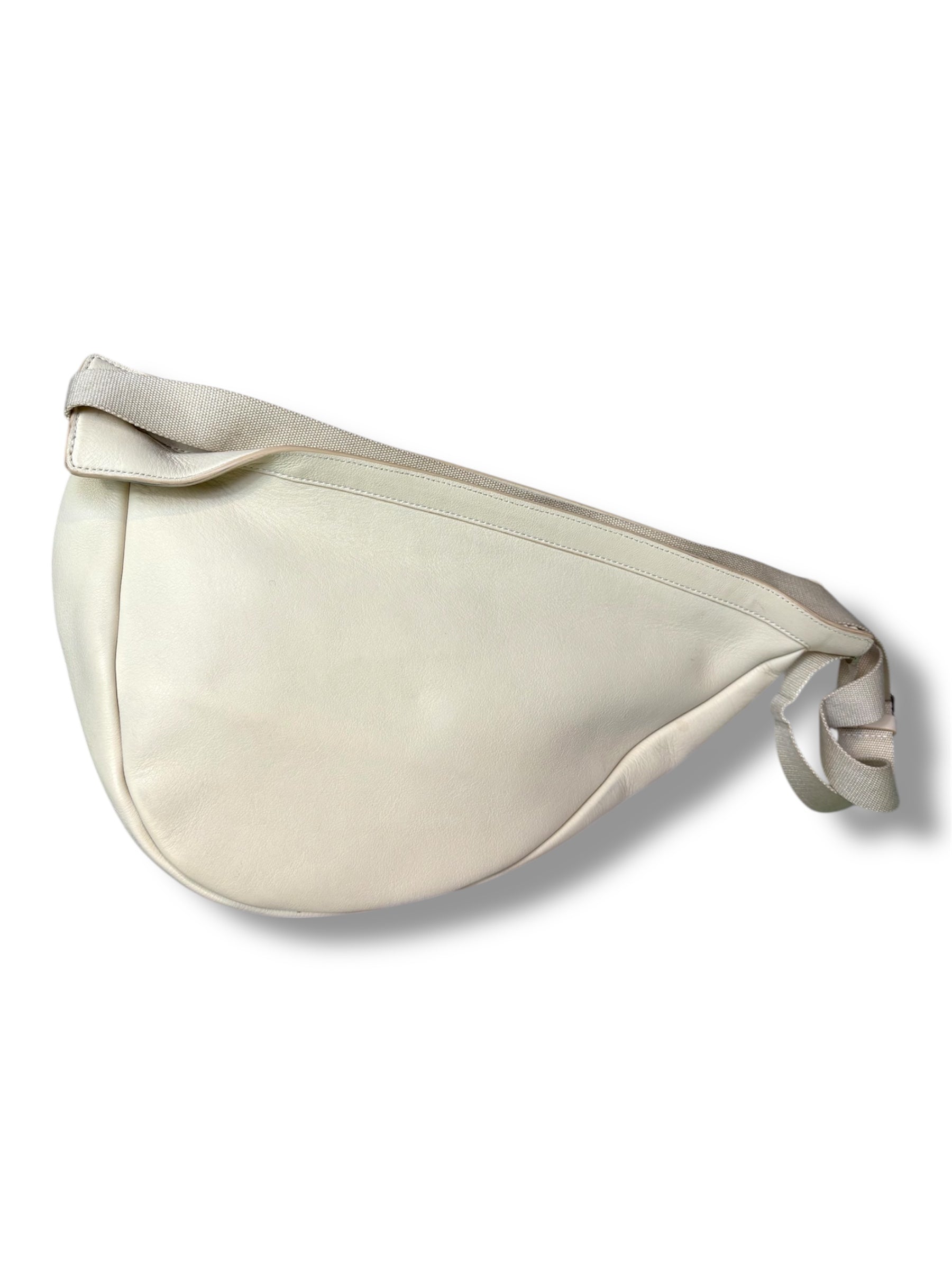 The Row Slouchy Banana Textured Leather Shoulder Bag - Very Good Condition