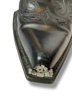 Calvin Klein 205W39NYC Western Boots with Crystal Details - Size 41 - Very Good Condition