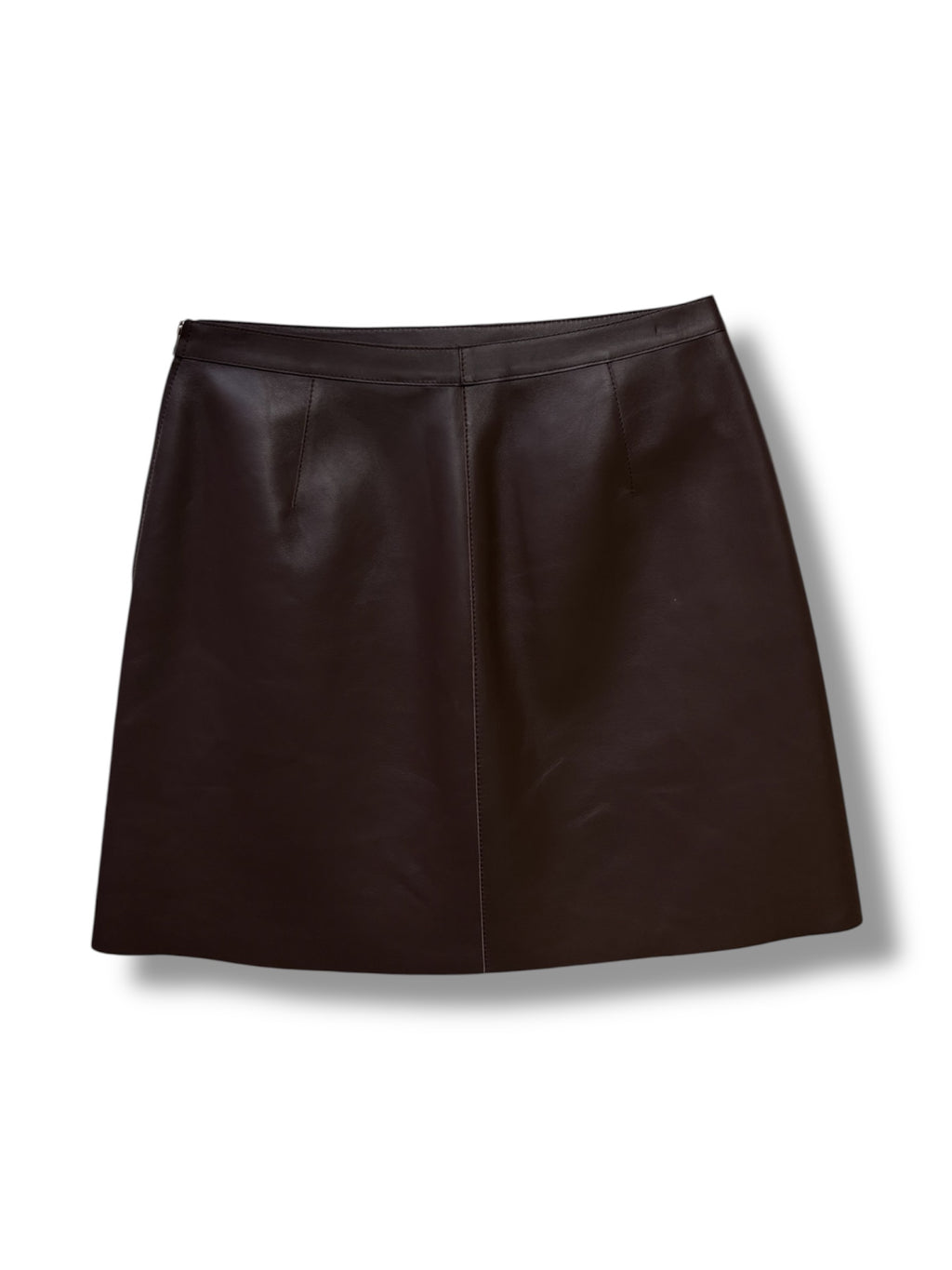 2026 Longchamp Leather Mini Skirt - Size 36 - Never Worn