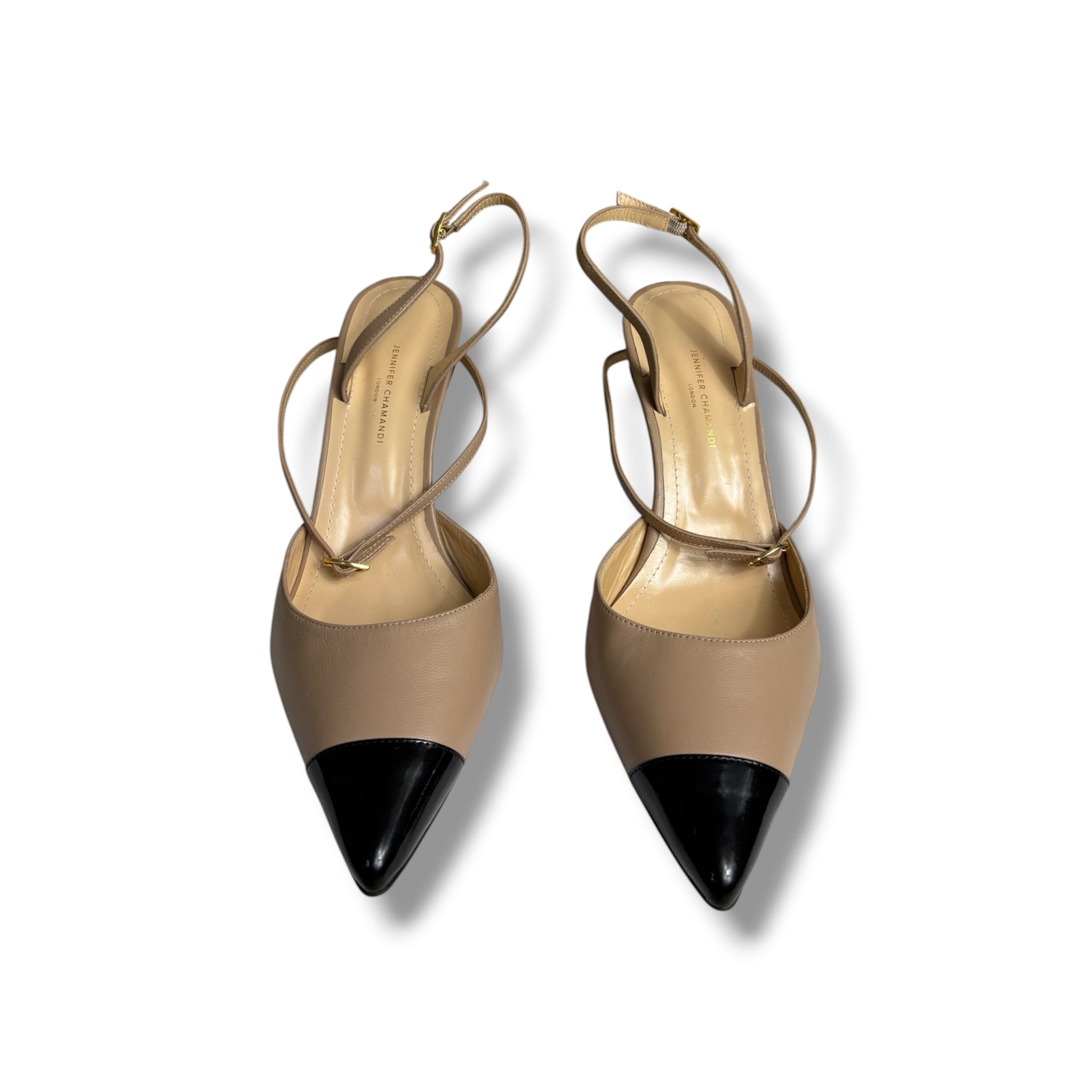 Jennifer Chamandi Vittorio 85 Slingback - Size 41 - Very Good Condition