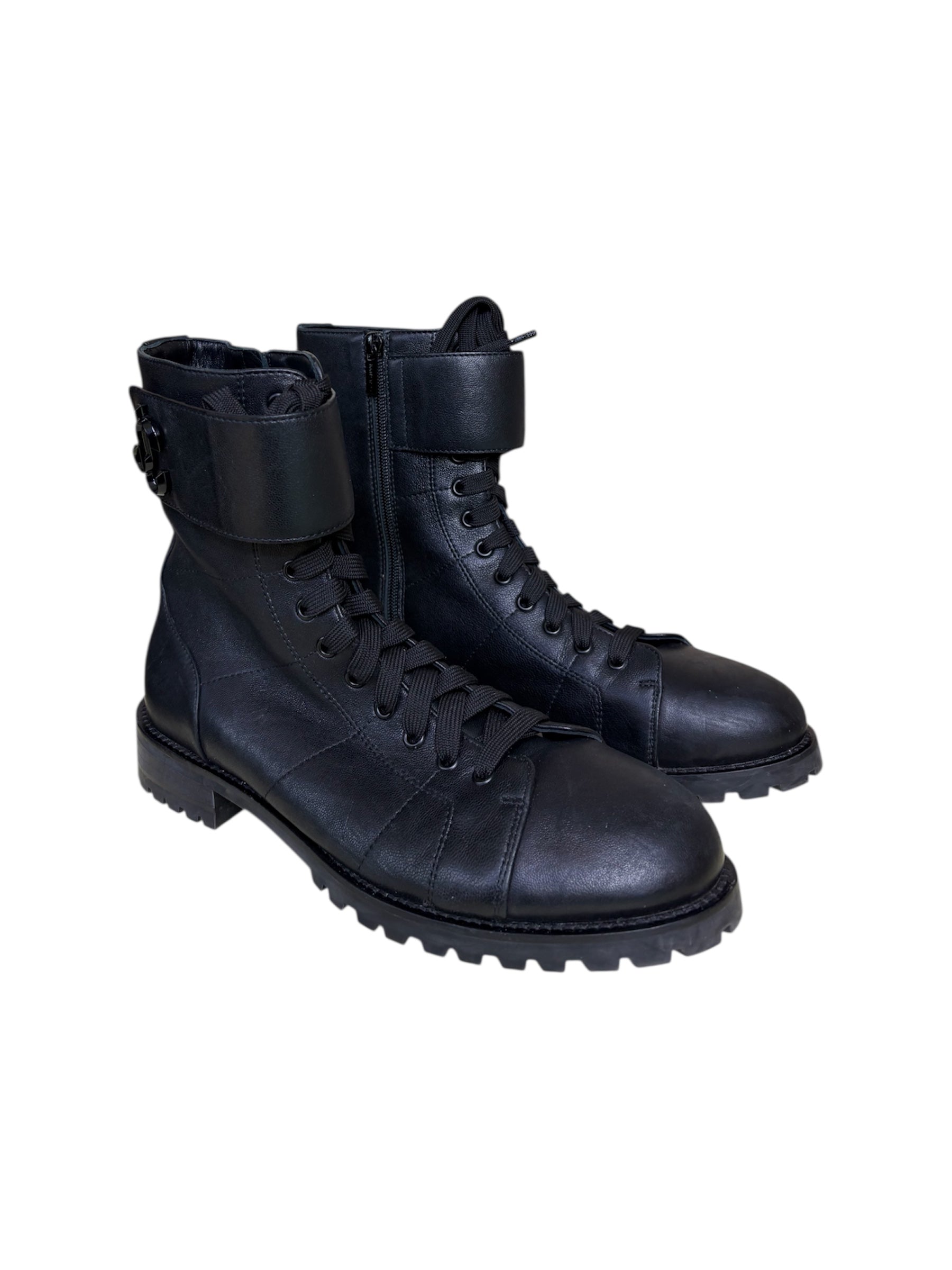 Jimmy Choo Combat Boots - Size 43