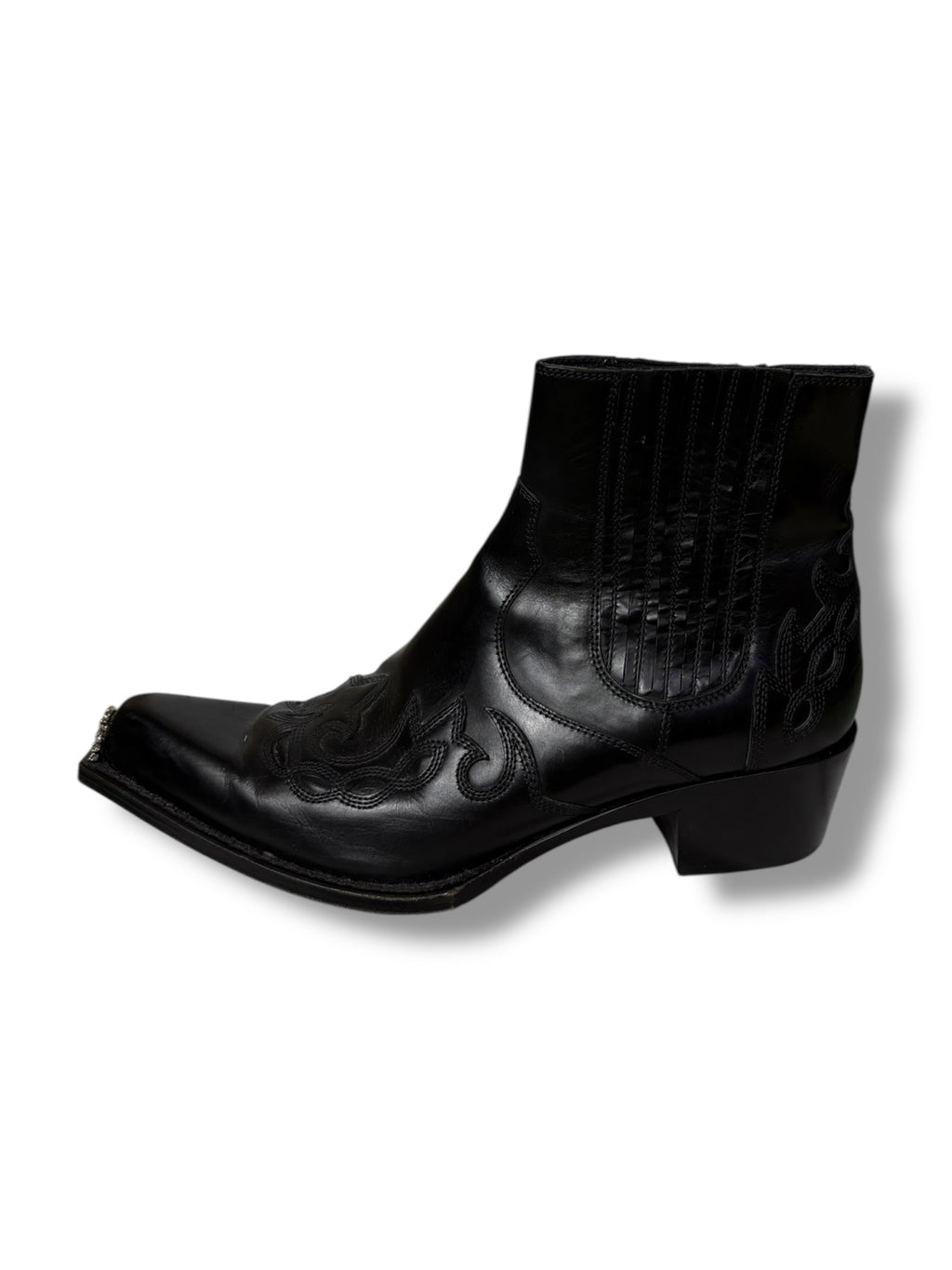 Calvin Klein 205W39NYC Western Boots with Crystal Details - Size 41 - Very Good Condition