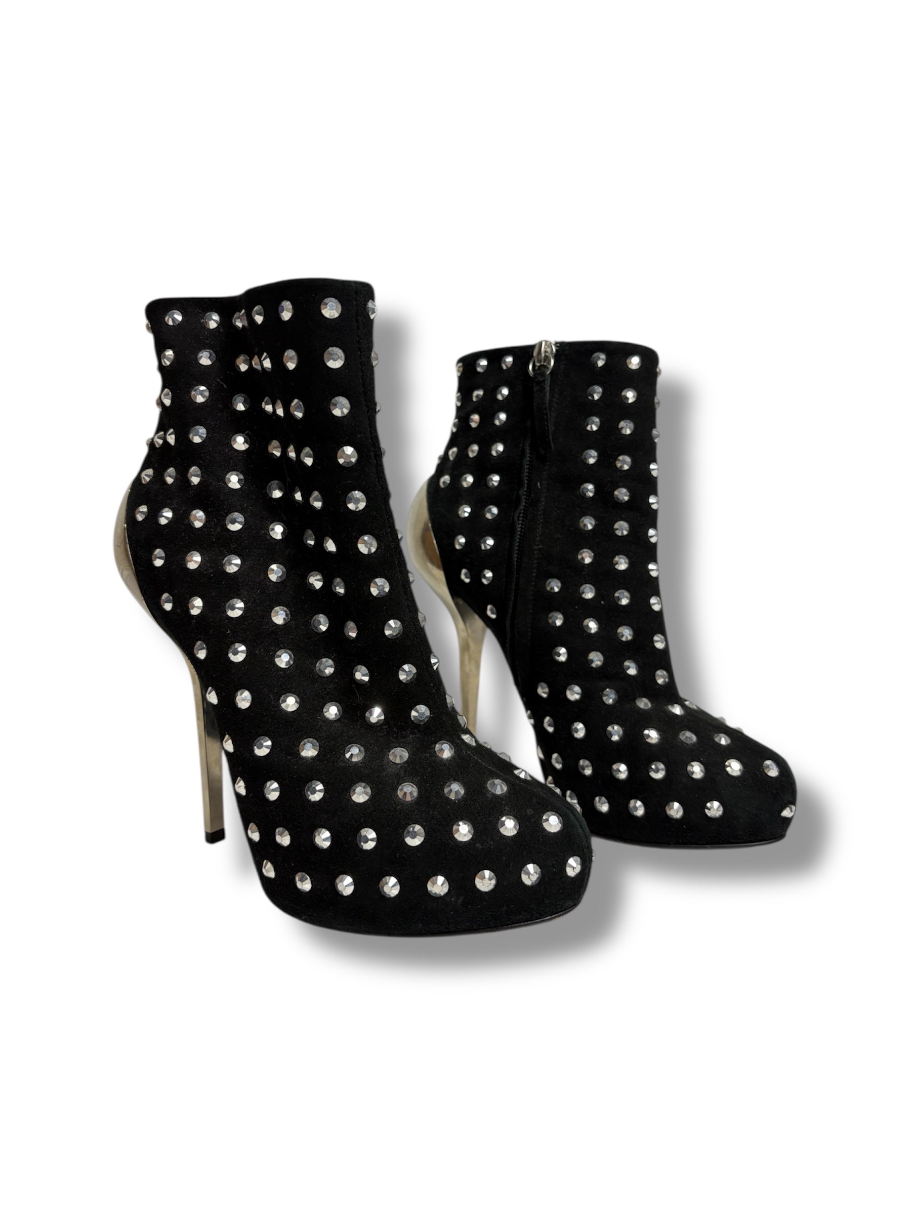 Giuseppe Zanotti Suede Platform Boots - Size 37 - Very Good Condition