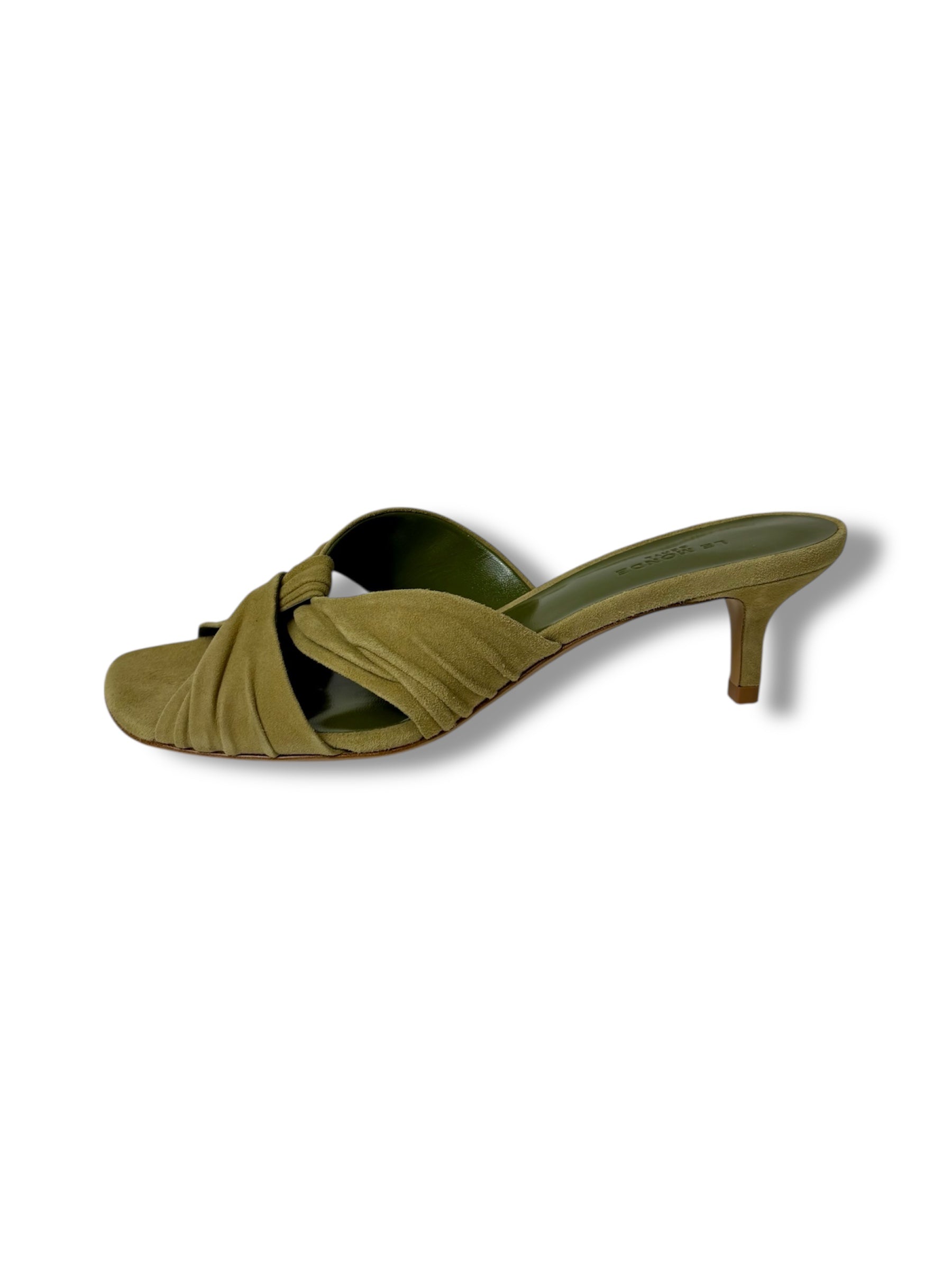2026 Le Monde Béryl Antonia Suede Kitten Heel - Size 37.5 - Brand New