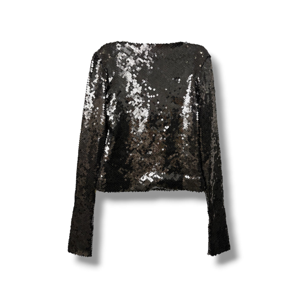 16Arlington 'Solaris' Cut Out Sequin Top - Size 10 - Never Worn