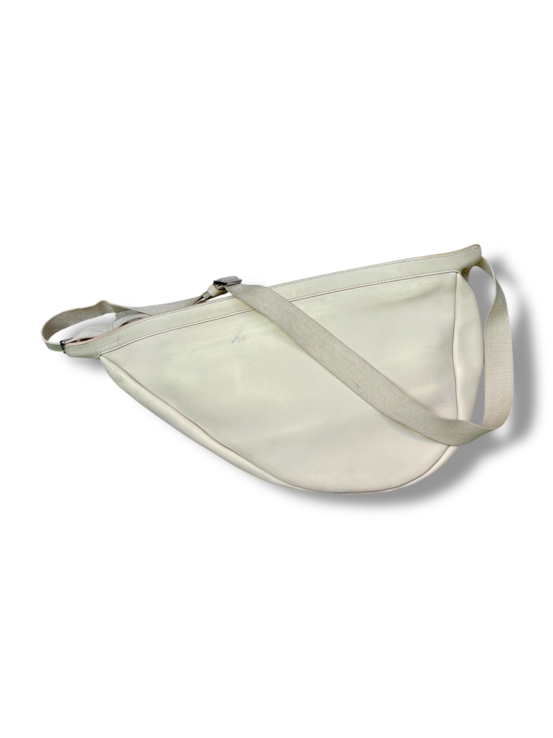 The Row Slouchy Banana Textured Leather Shoulder Bag - Very Good Condition