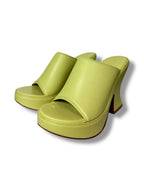 Bottega Veneta Leather Wedge Mule - Size 41 - Excellent Condition