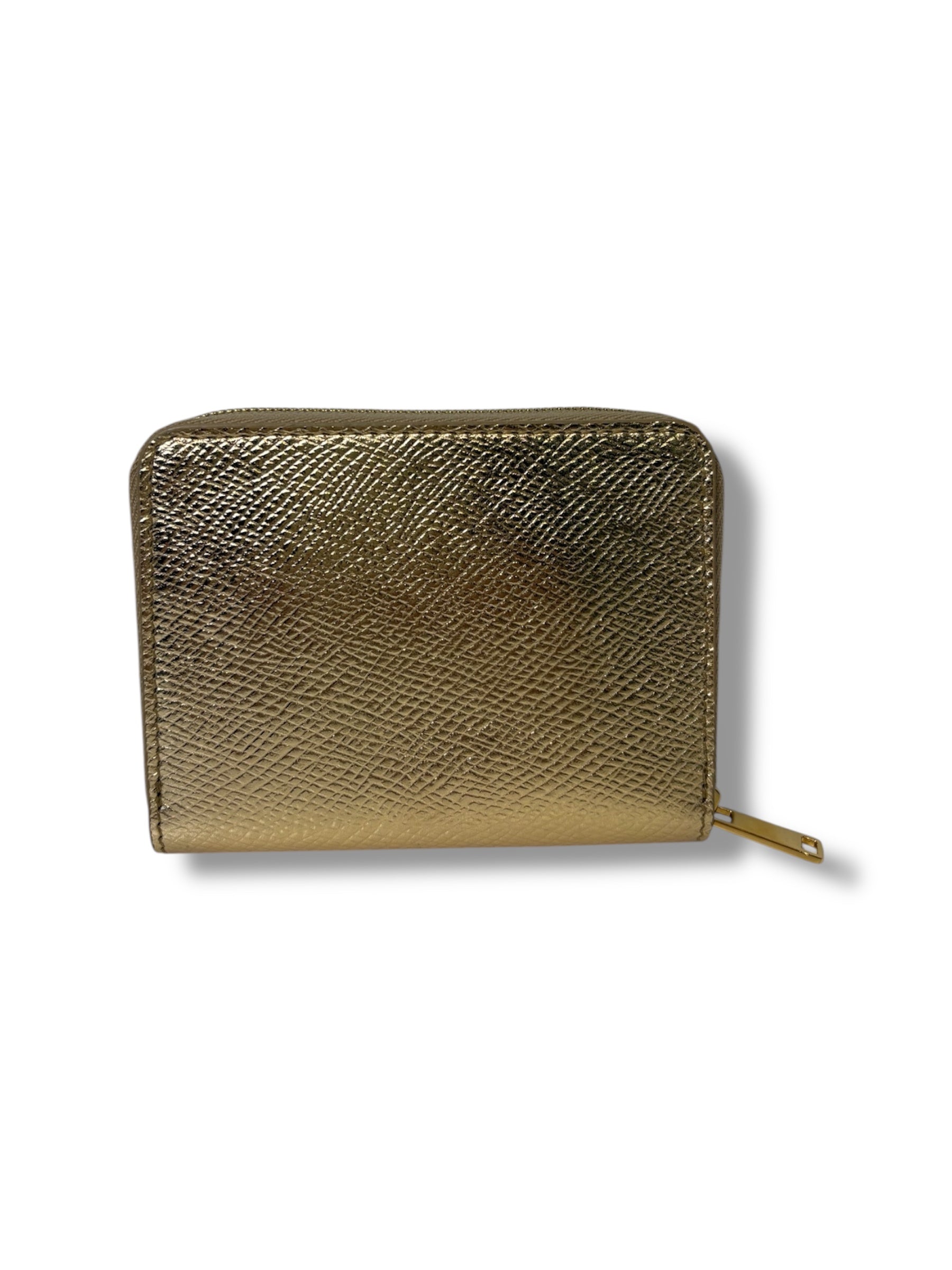 Celine Metallic Zip Wallet
