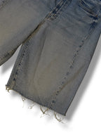 Mother Denim Half Pipe Bermuda Fray Shorts - Size 27 - Excellent Condition