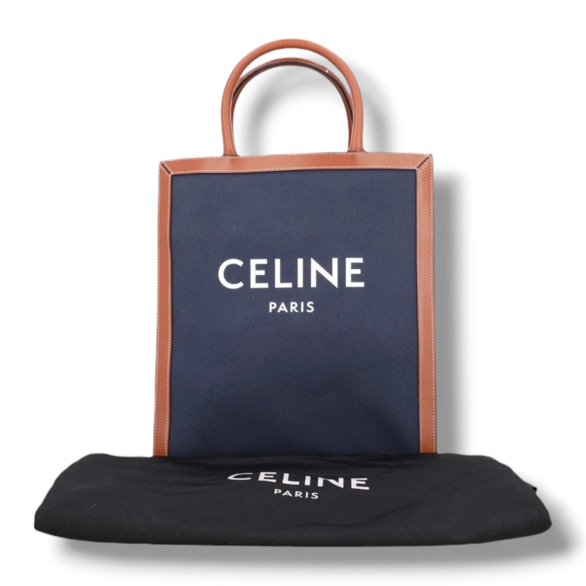Celine Cabas Vertical Tote Bag - Very Good Condition