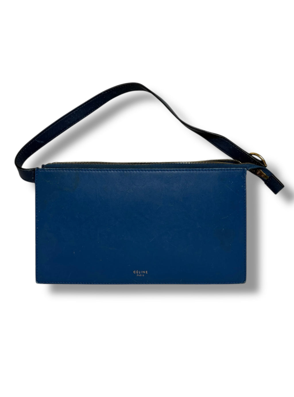 Céline Ring Multifunction Leather Clutch