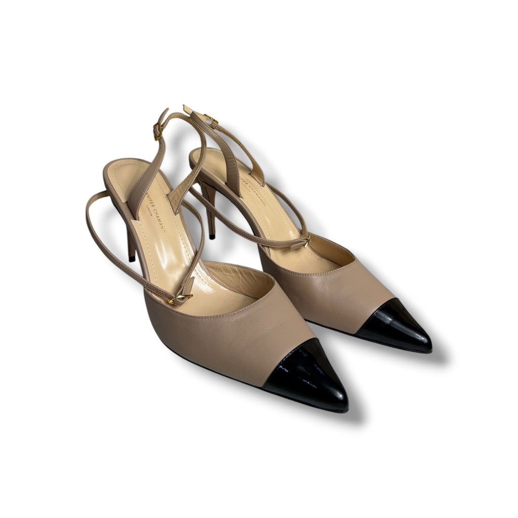 Jennifer Chamandi Vittorio 85 Slingback - Size 41 - Very Good Condition