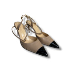 Jennifer Chamandi Vittorio 85 Slingback - Size 41 - Very Good Condition