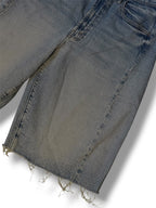 Mother Denim Half Pipe Bermuda Fray Shorts - Size 27 - Excellent Condition
