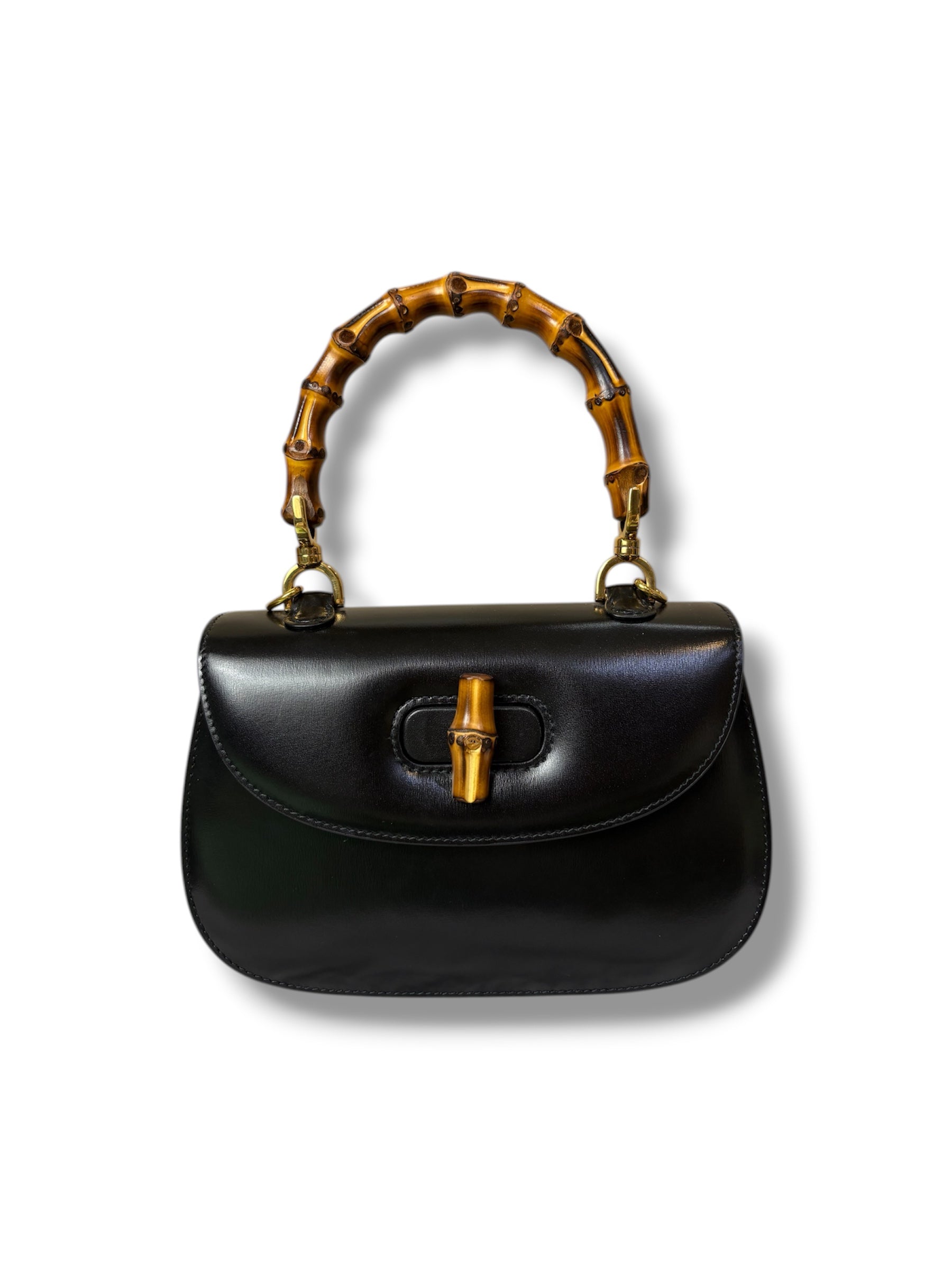 Gucci Small 1947 Bamboo Handbag - Excellent Condition