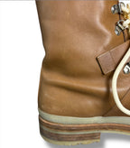Hermès Shearling Lined Calfskin Boots - Size 41 - Very Good Condition