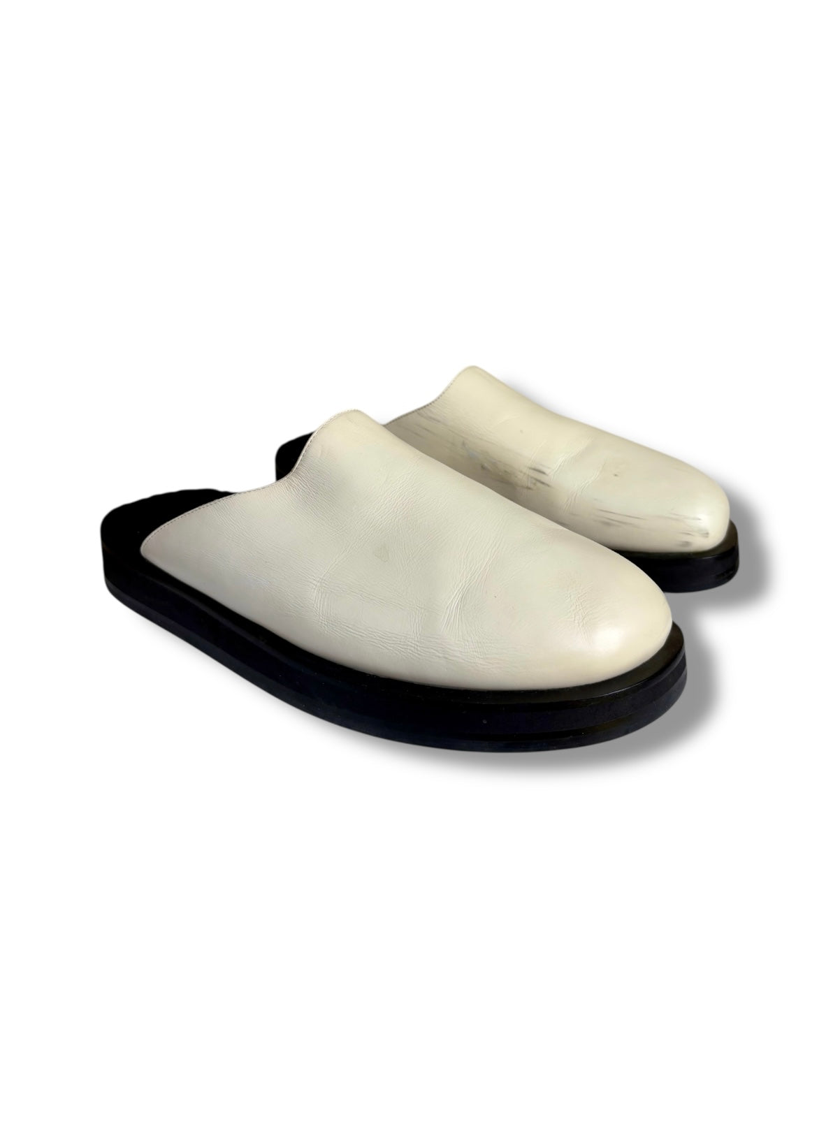 The Row Shearling Lined Sabot Mules - Size 42