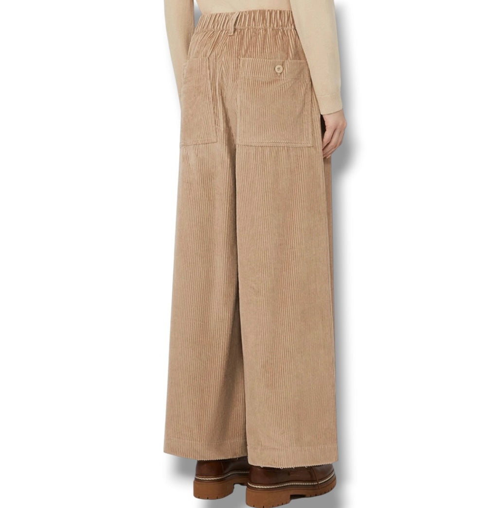 Weekend MaxMara Wide Velvet Corduroy Trousers - Size XS - Never Worn