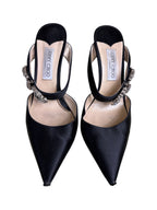 Jimmy Choo Satin Mules - Size 41 - Good Condition