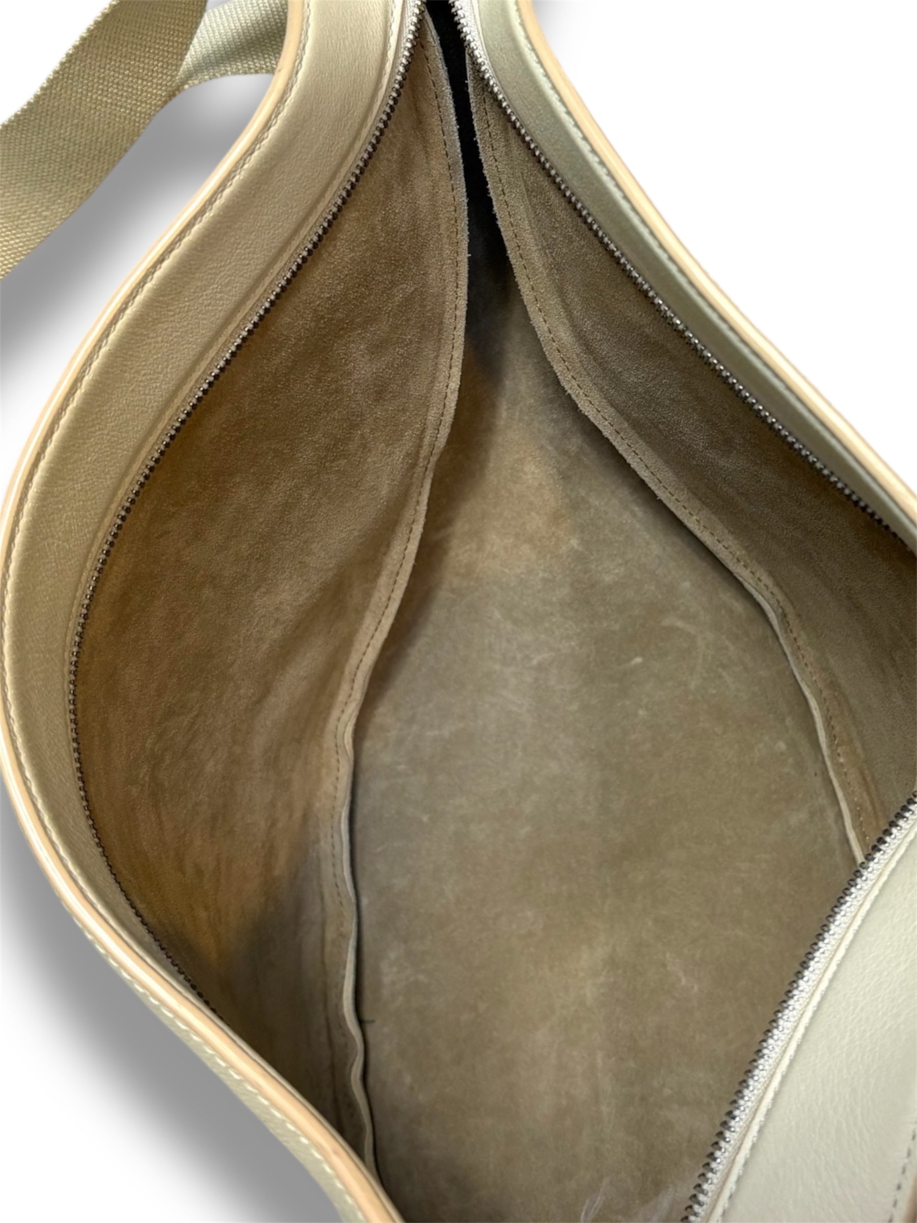 The Row Slouchy Banana Textured Leather Shoulder Bag - Very Good Condition