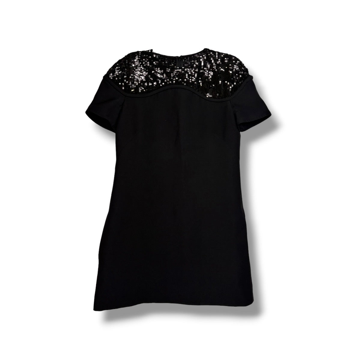 Valentino Crepe and Sequin Mini Dress - Size 38 - Excellent Condition