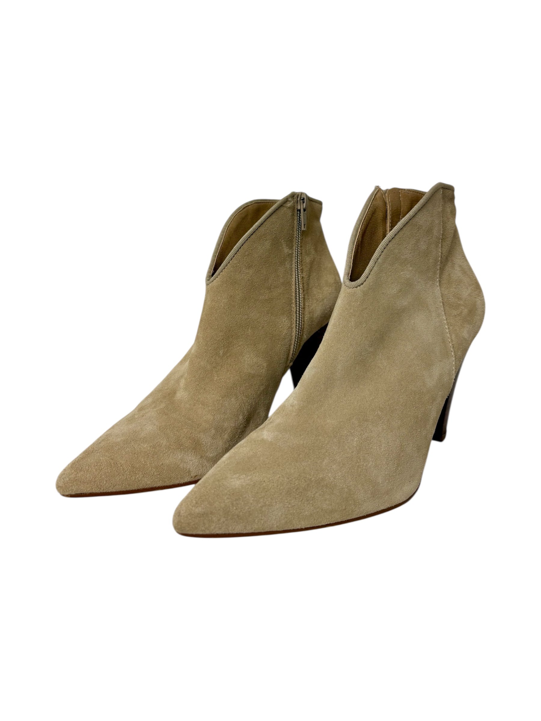 Mint Velvet Suede Ankle Boots - Size 39