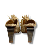 Clergerie Raffia Mules - Size 37.5 - Never Worn