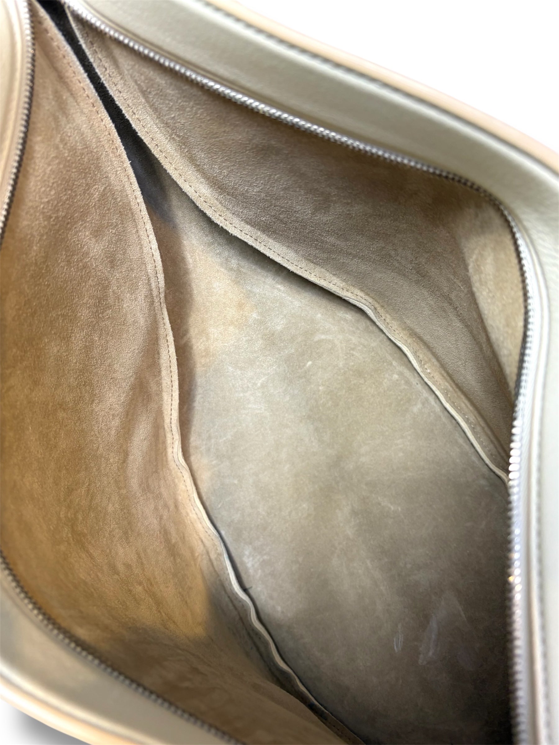 The Row Slouchy Banana Textured Leather Shoulder Bag - Very Good Condition