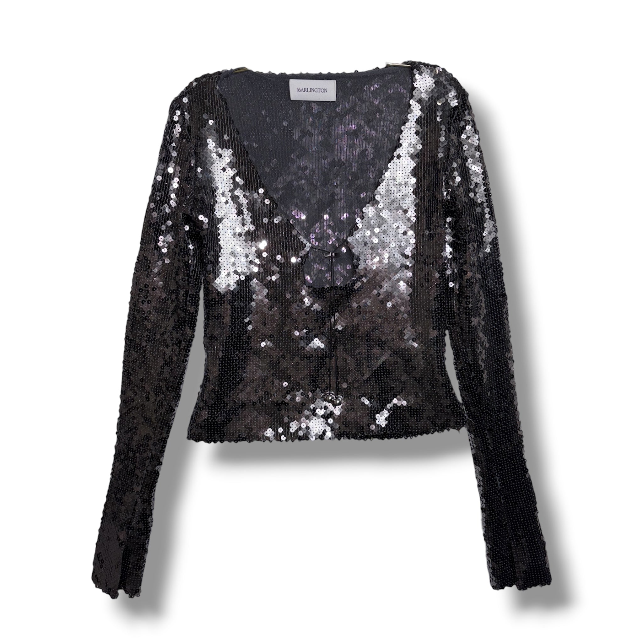 16Arlington 'Solaris' Cut Out Sequin Top - Size 10 - Never Worn