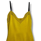 2016 Christopher Kane Yellow Slip Dress - Size 8 - Very Good Condition